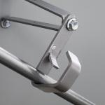 Pinless Crank Handle Holder (Silver Power Coated Steel)